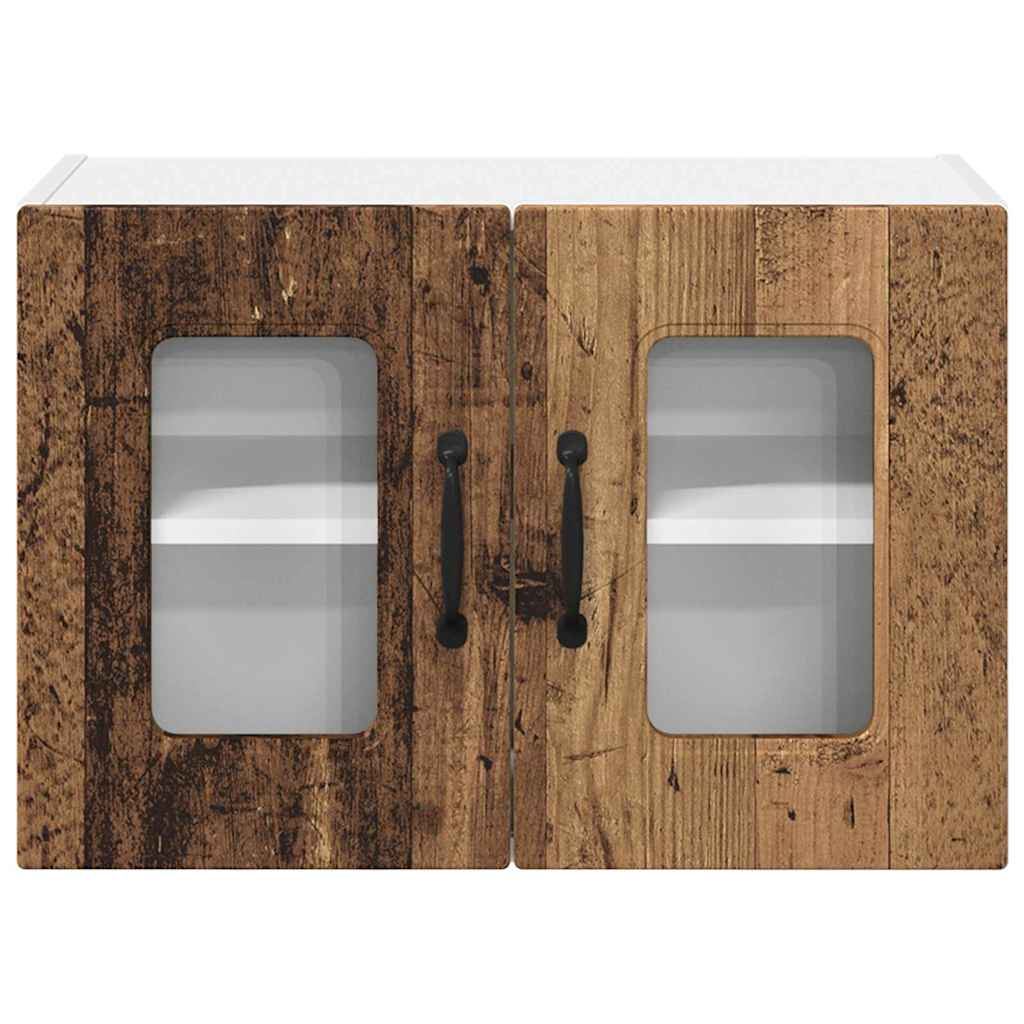 Küchenwandschrank mit Tür Altholz 60 x 31 x 40 cm Holzwerkstoff
