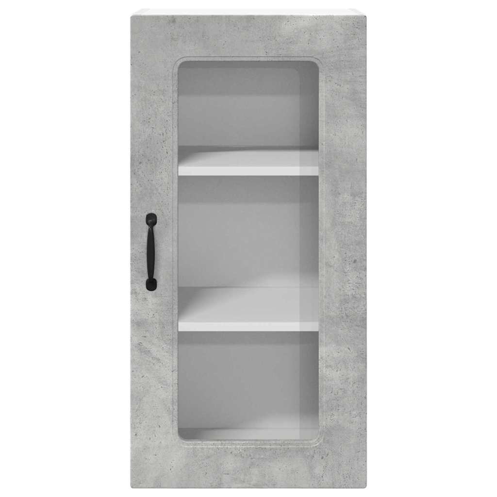 Küchenwandschrank Beton Grau 40 x 31 x 80 cm Holzwerkstoff