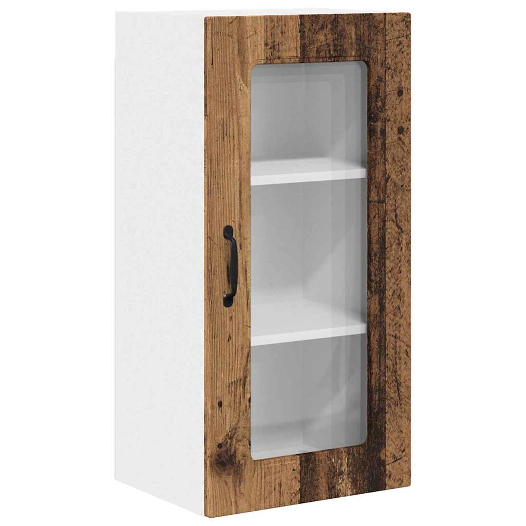 Küchenwandschrank mit Tür Altholz 40 x 31 x 80 cm Holzwerkstoff