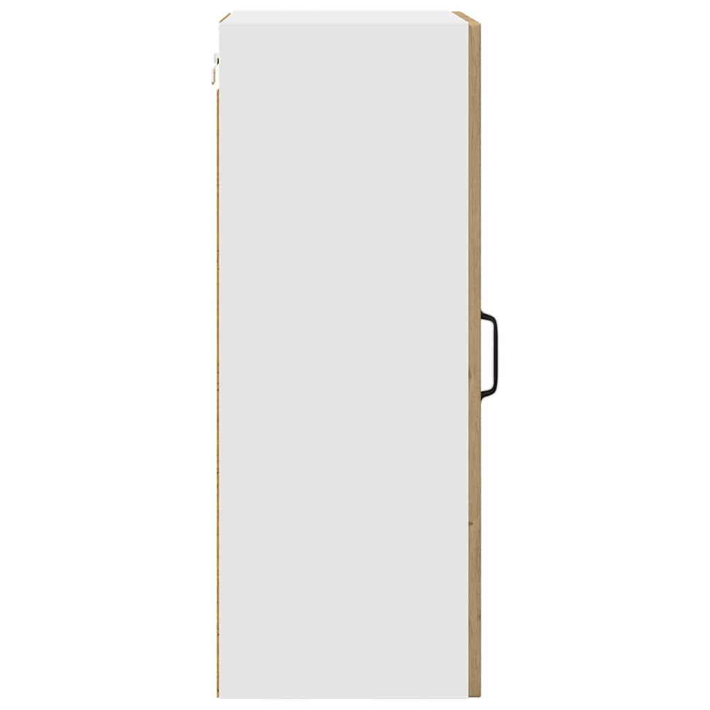 Küchenwandschrank mit Regal 2 pcs Artisan-Eiche 40 x 31 x 80 cm