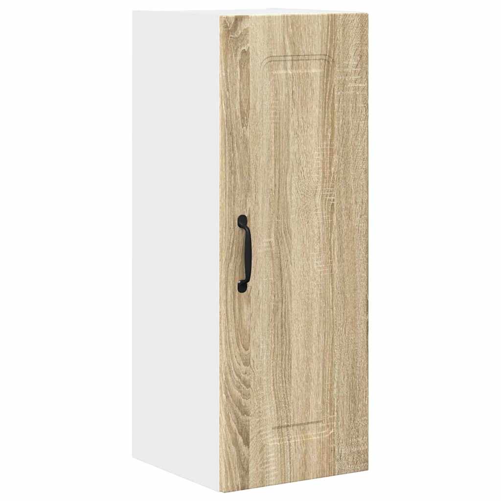 Küchenhängeschrank mit Regal 2 pcs Sonoma-Eiche 30 x 31 x 80 cm