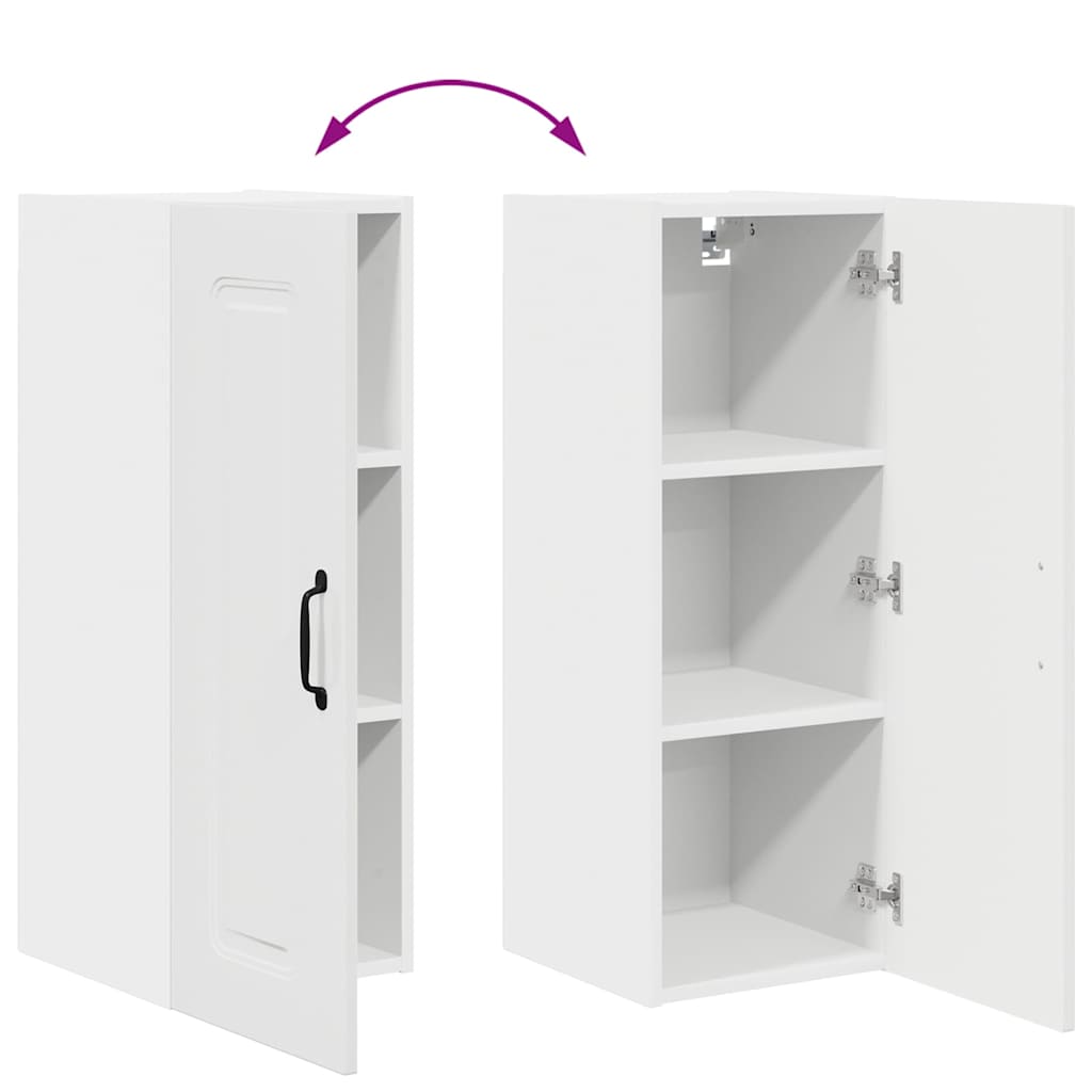 Küchenwandschrank Hochglanz Weiß 30 x 31 x 80 cm Holzwerkstoff