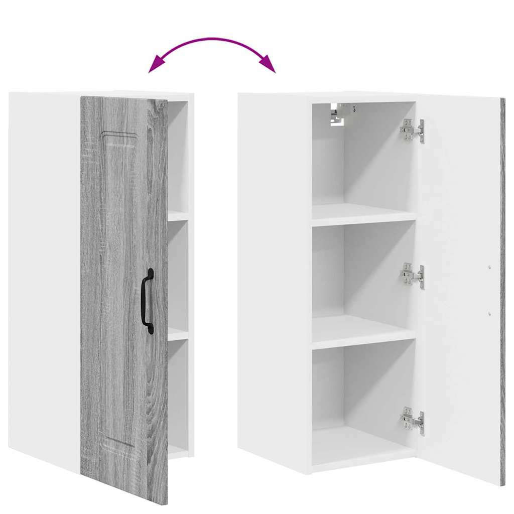 Küchenwandschrank Graues Sonoma 30 x 31 x 80 cm Holzwerkstoff