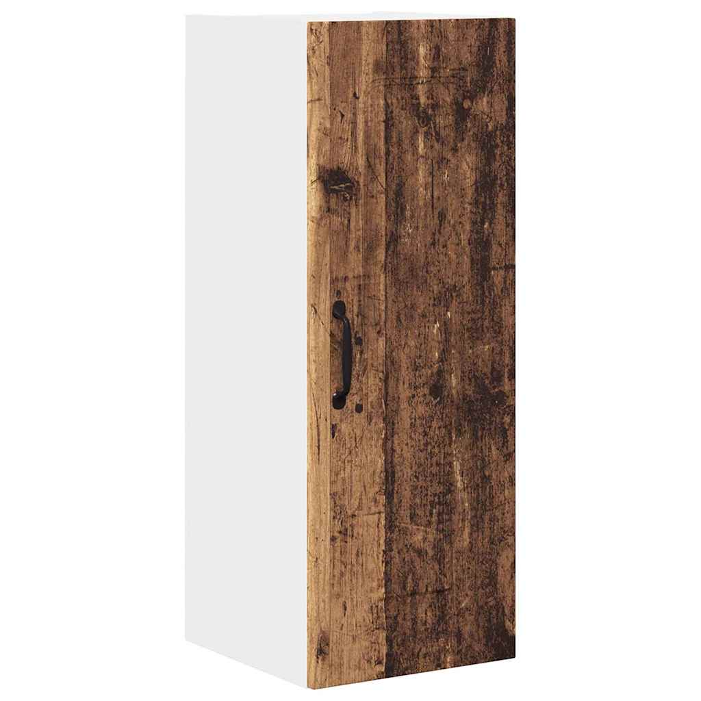 Küchenwandschrank mit Tür Altholz 30 x 31 x 80 cm Holzwerkstoff