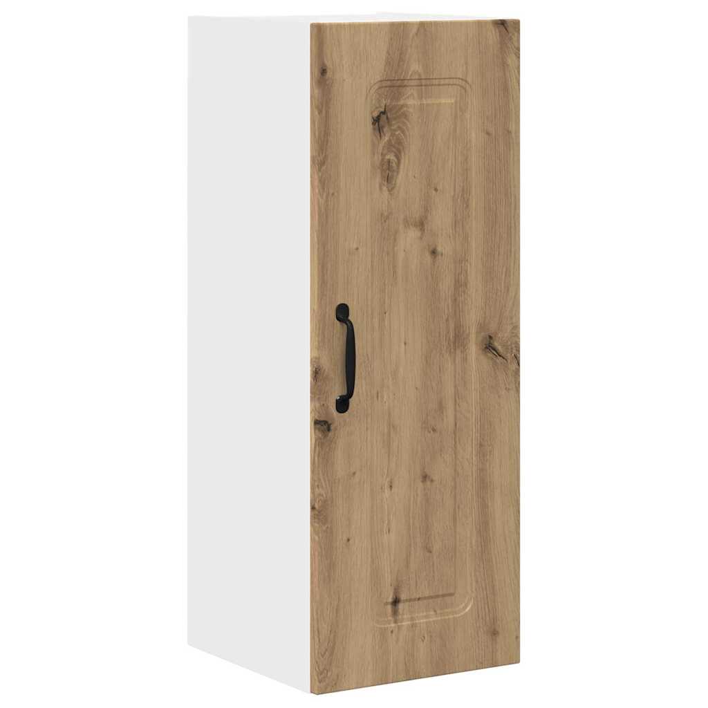Küchenwandschrank mit Regal 2 pcs Artisan-Eiche 30 x 31 x 80 cm