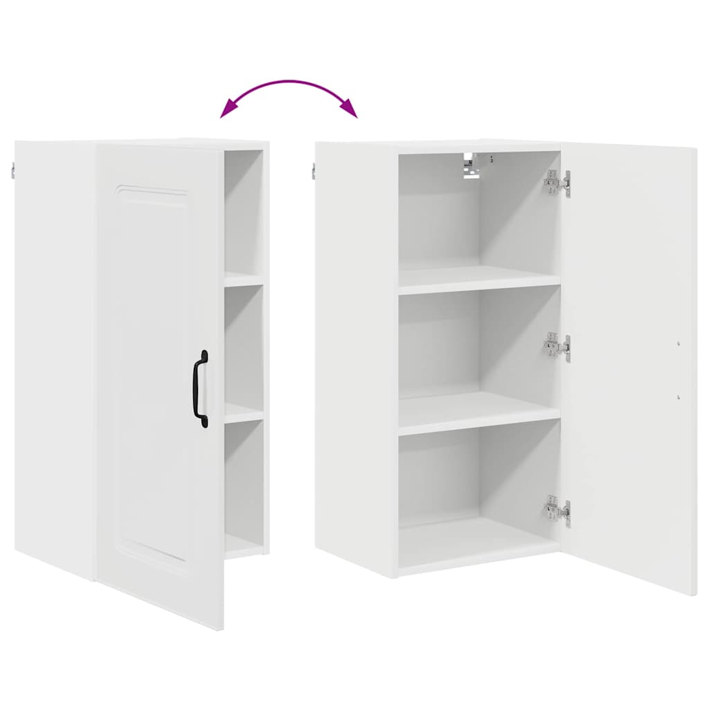 Küchenwandschrank Hochglanz Weiß 40 x 31 x 80 cm Holzwerkstoff