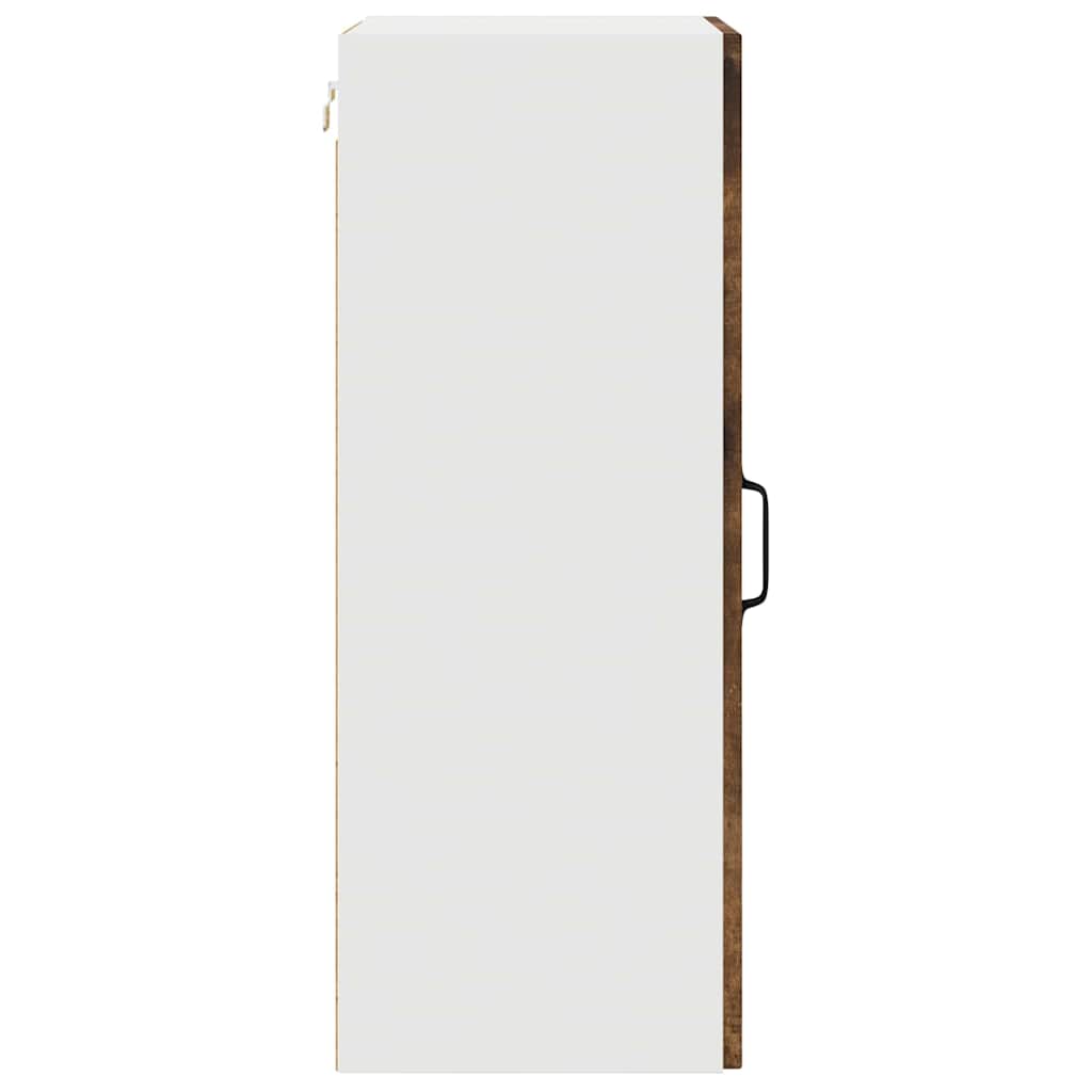 Küchenhängeschrank mit Regal Geräucherte Eiche 40 x 31 x 80 cm