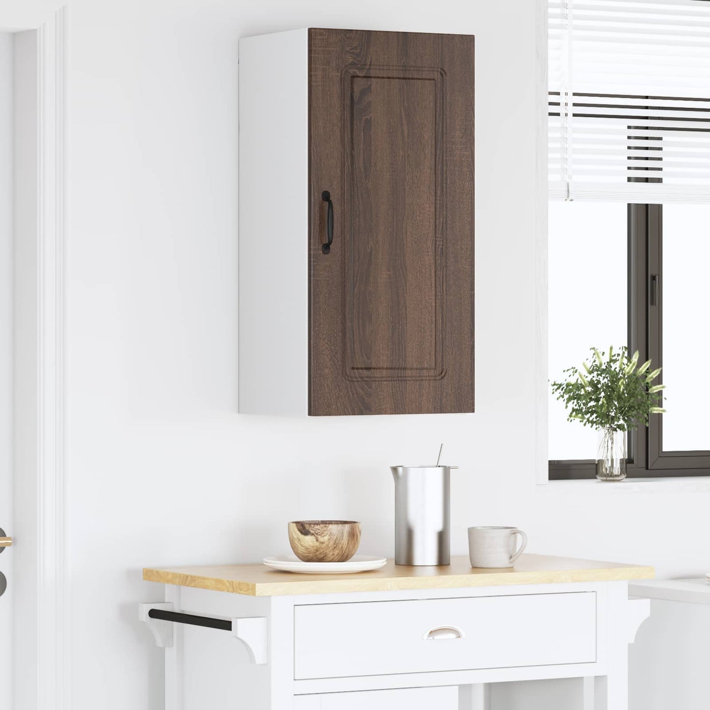 Geschirrspülerfront Kalmar Braun Eichen-Optik 40 x 31 x 80 cm