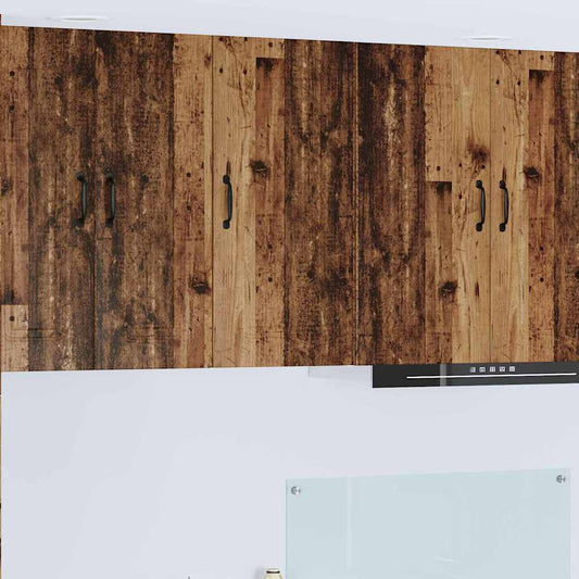 Küchenwandschrank mit Tür Altholz 40 x 31 x 80 cm Holzwerkstoff