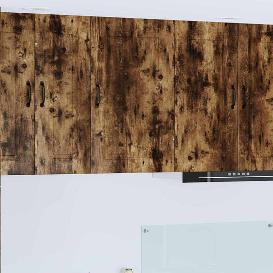 Küchenhängeschrank mit Regal Geräucherte Eiche 50 x 31 x 80 cm