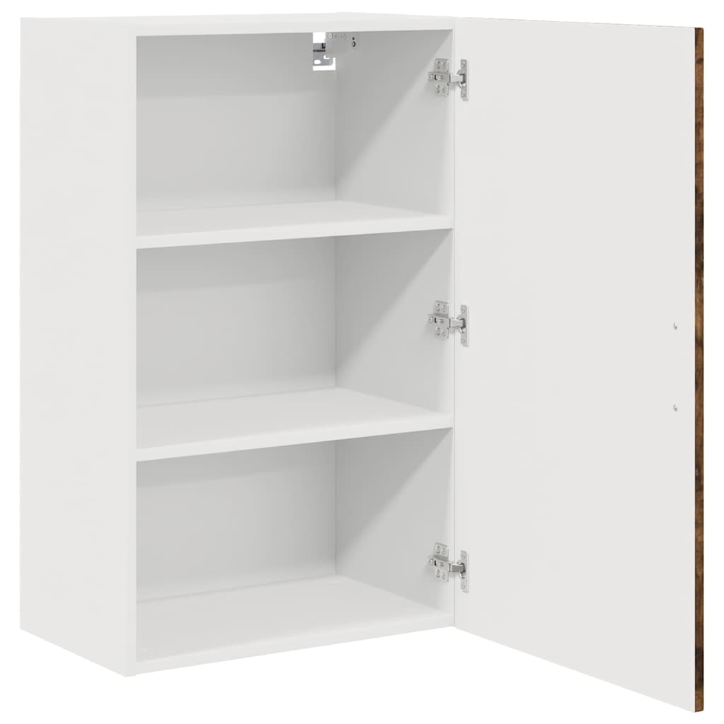 Küchenhängeschrank mit Regal Geräucherte Eiche 50 x 31 x 80 cm