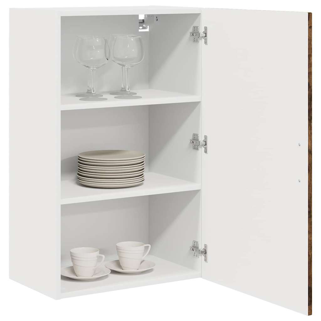 Küchenhängeschrank mit Regal Geräucherte Eiche 50 x 31 x 80 cm