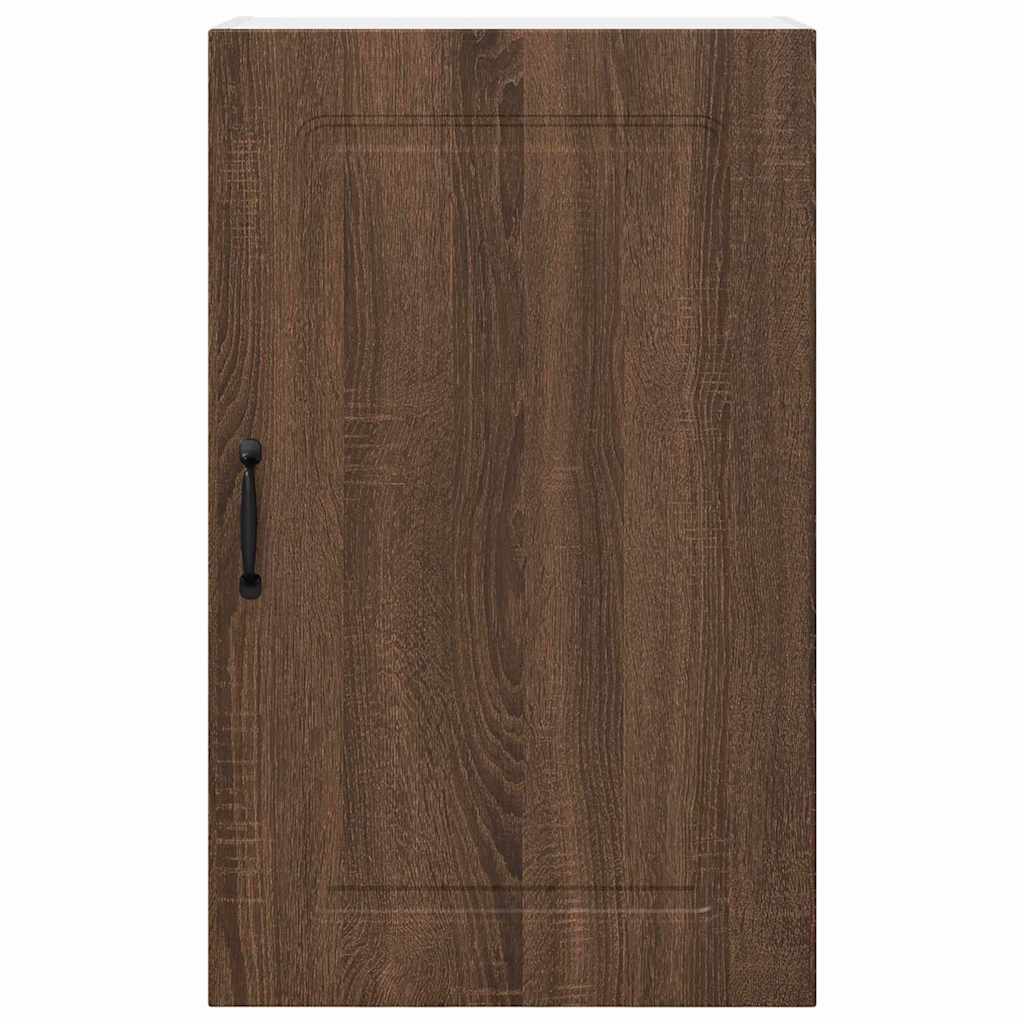 Küchenhängeschrank mit Regal Braun Eichen-Optik 50 x 31 x 80 cm