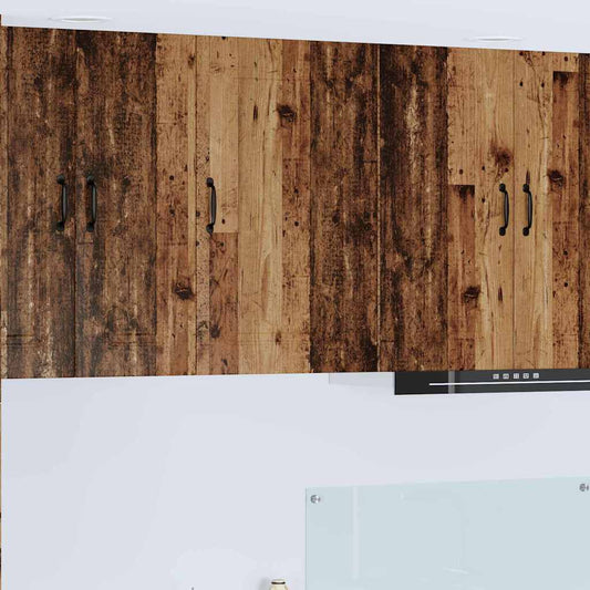 Küchenwandschrank mit Tür Altholz 50 x 31 x 80 cm Holzwerkstoff