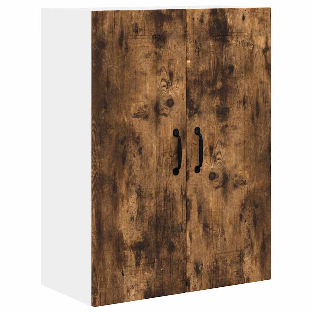 Küchenhängeschrank mit Regal Geräucherte Eiche 60 x 31 x 80 cm