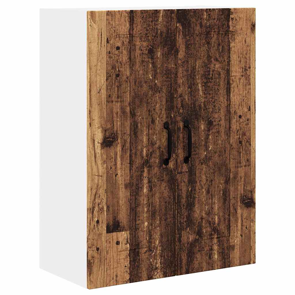 Küchenwandschrank mit Tür Altholz 60 x 31 x 80 cm Holzwerkstoff