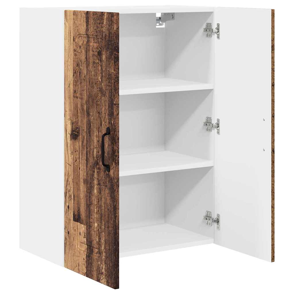 Küchenwandschrank mit Tür Altholz 60 x 31 x 80 cm Holzwerkstoff