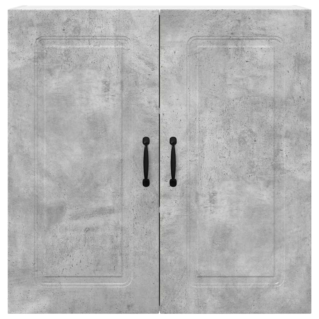 Küchenwandschrank Beton Grau 80 x 31 x 80 cm Holzwerkstoff