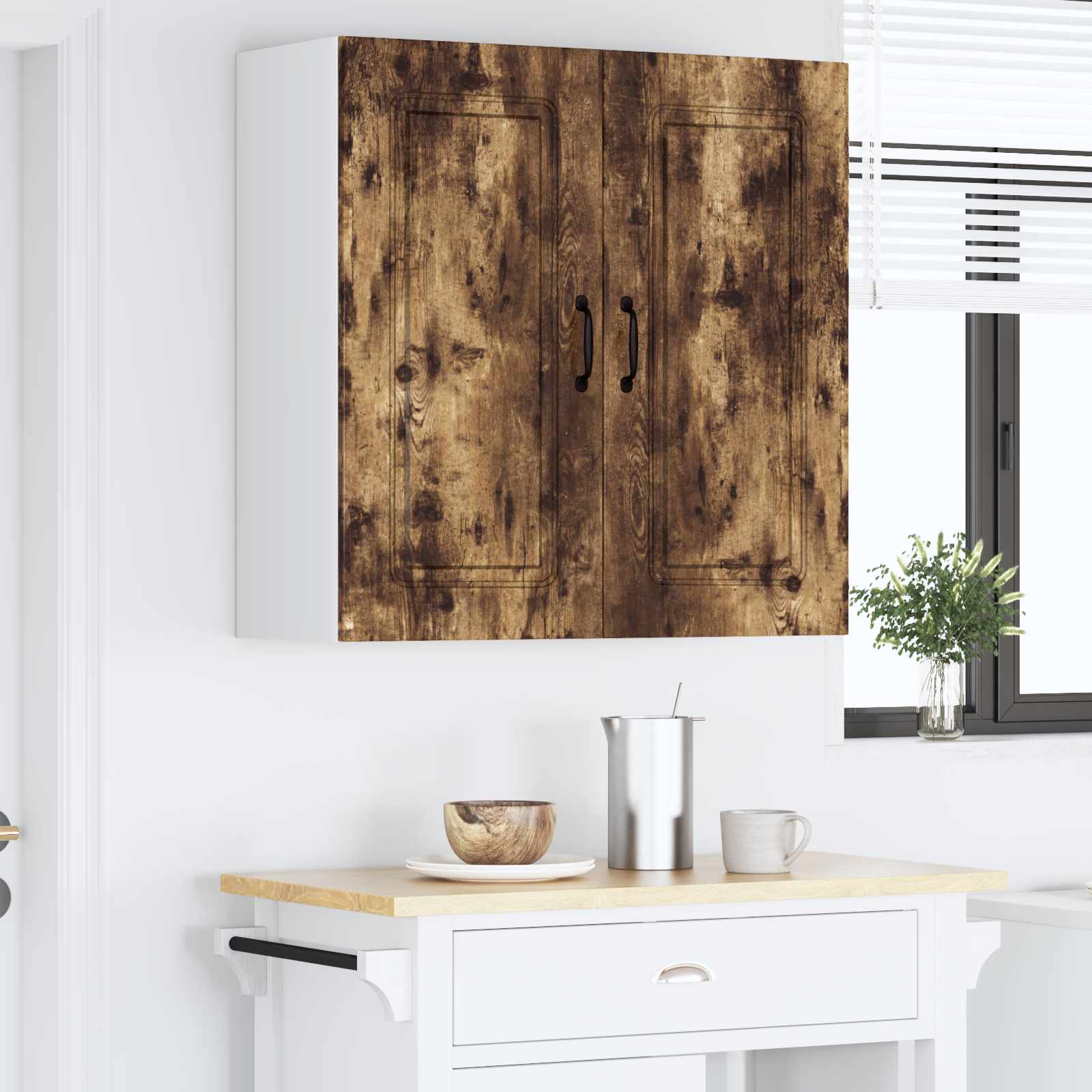 Geschirrspülerfront Kalmar Räuchereiche 80 x 31 x 80 cm