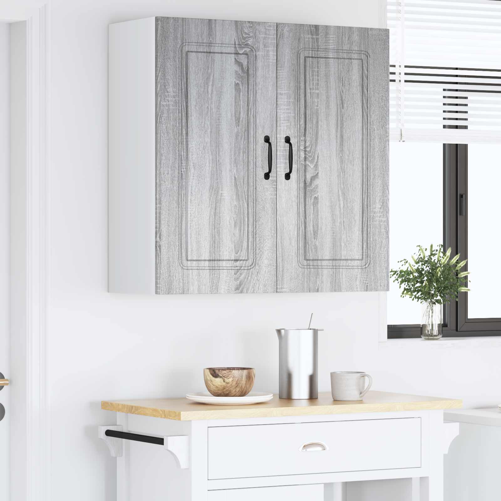 Geschirrspülerfront Kalmar Sonoma-Grau 80 x 31 x 80 cm