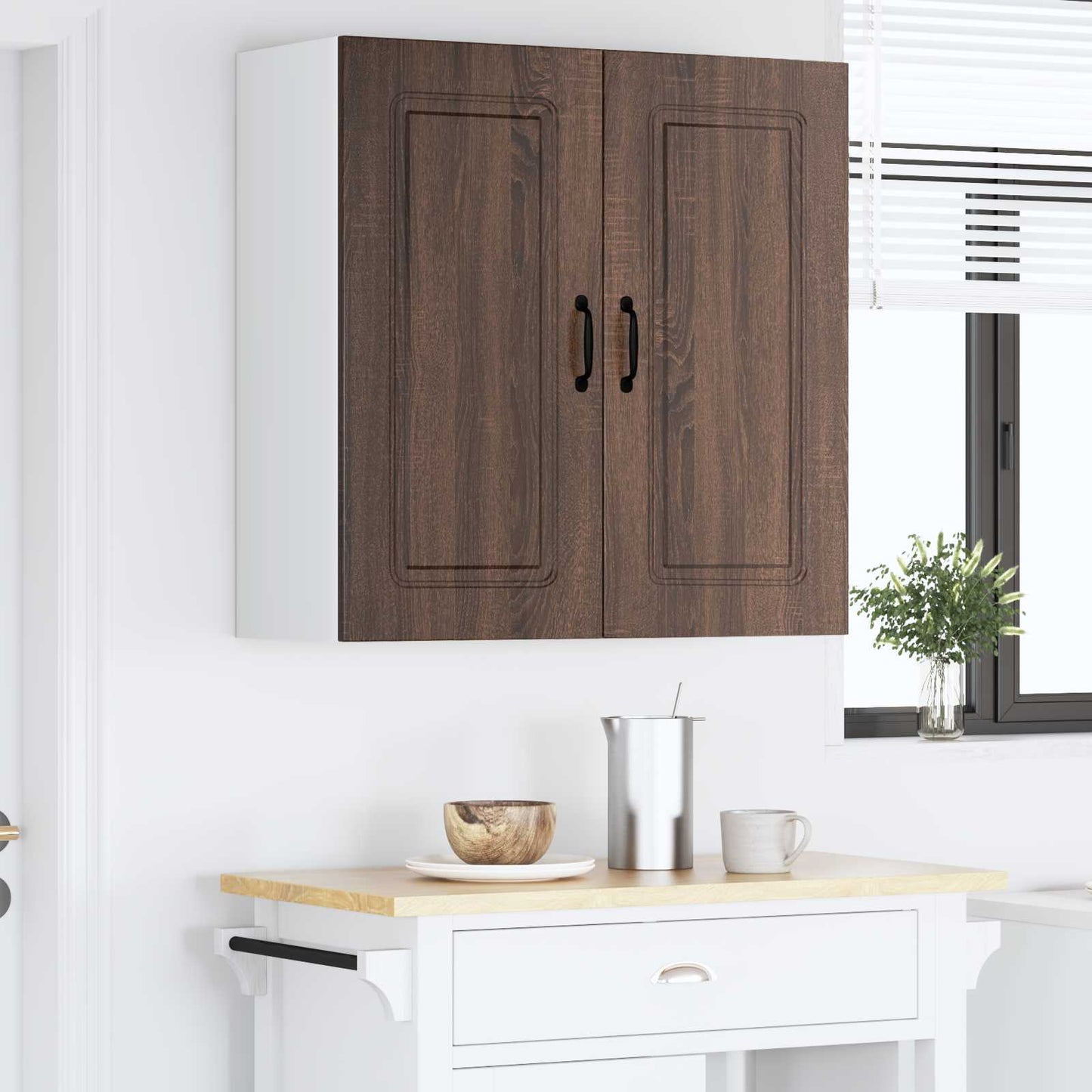 Geschirrspülerfront Kalmar Braun Eichen-Optik 80 x 31 x 80 cm