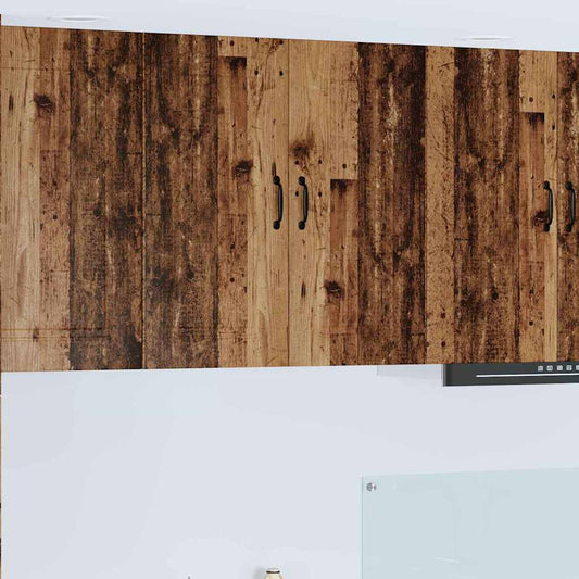 Küchenwandschrank mit Tür Altholz 80 x 31 x 80 cm Holzwerkstoff