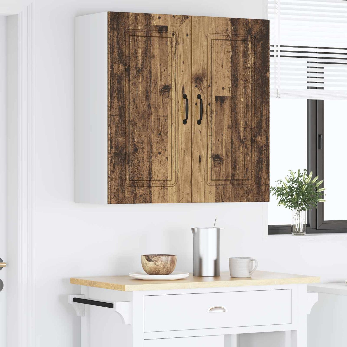 Geschirrspülerfront Kalmar Altholz 80 x 31 x 80 cm