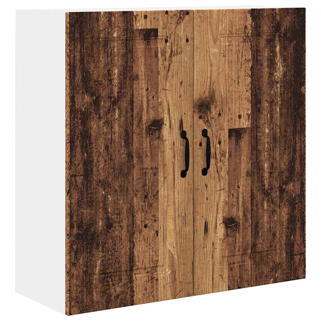 Küchenwandschrank mit Tür Altholz 80 x 31 x 80 cm Holzwerkstoff