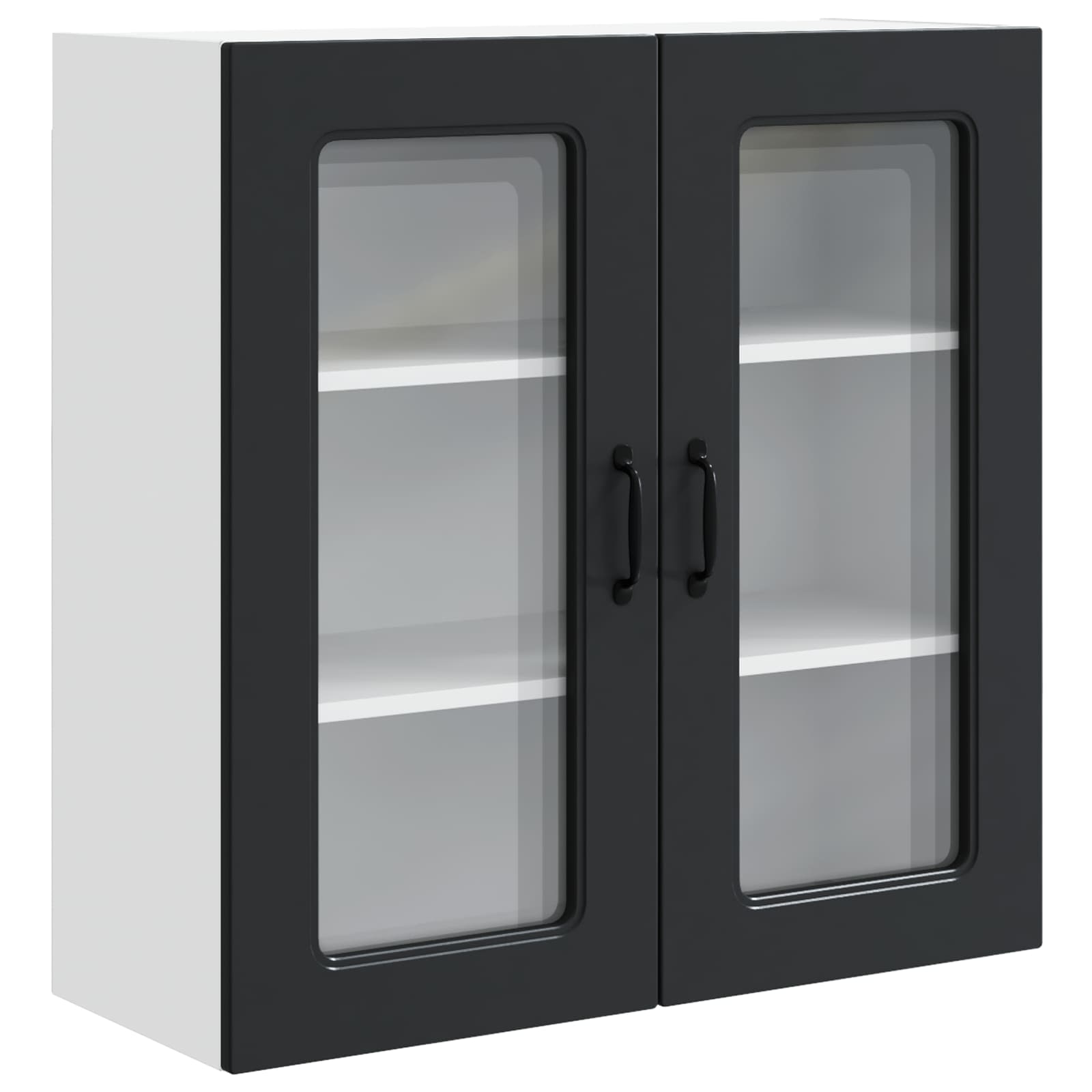 Geschirrspülerfront Kalmar Schwarz 80 x 31 x 80 cm