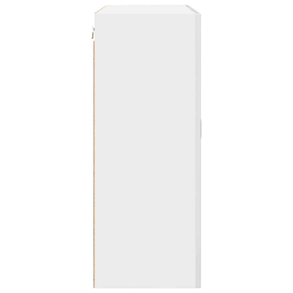 Küchenwandschrank Hochglanz Weiß 80 x 31 x 80 cm Holzwerkstoff