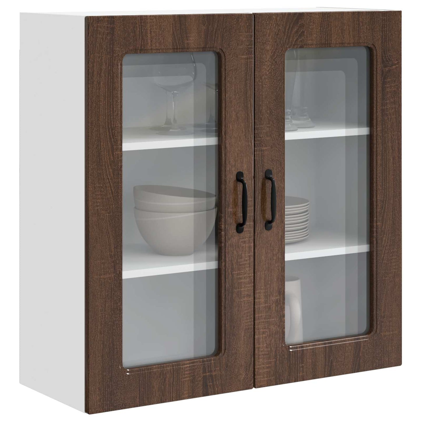 Geschirrspülerfront Kalmar Braun Eichen-Optik 80 x 31 x 80 cm