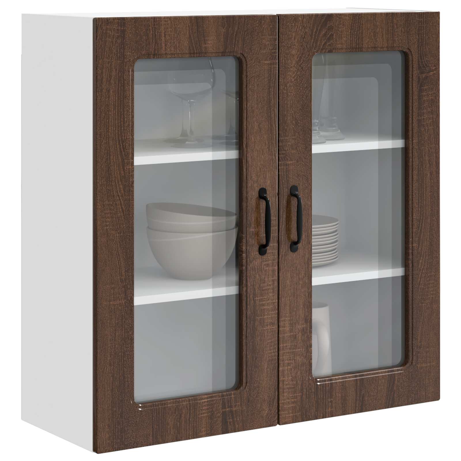 Geschirrspülerfront Kalmar Braun Eichen-Optik 80 x 31 x 80 cm
