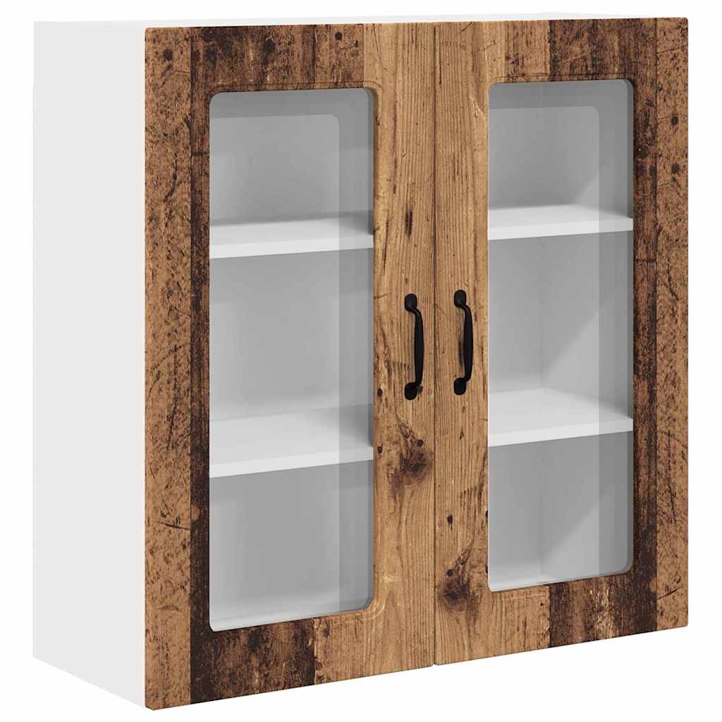 Küchenwandschrank mit Tür Altholz 80 x 31 x 80 cm Holzwerkstoff