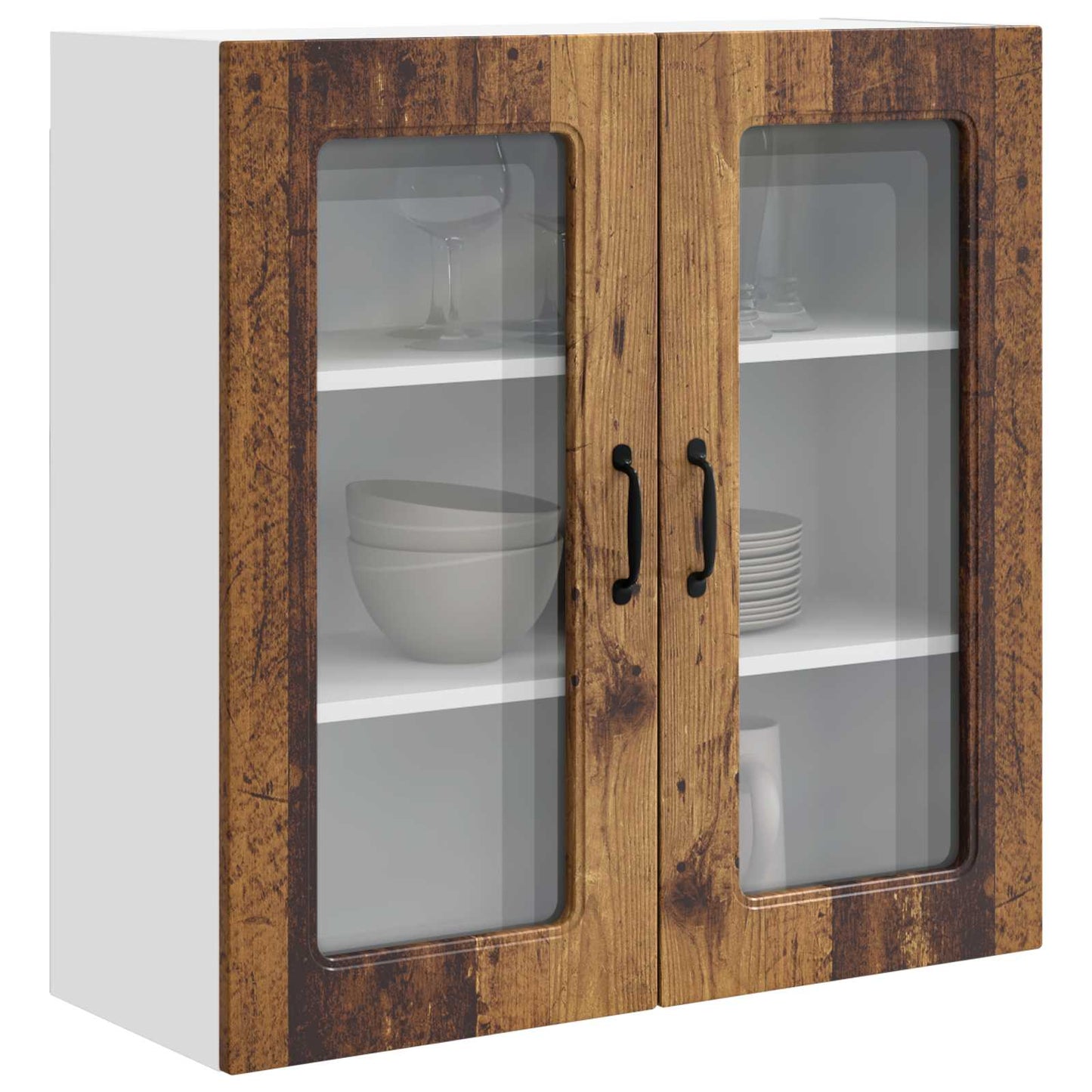 Geschirrspülerfront Kalmar Altholz 80 x 31 x 80 cm