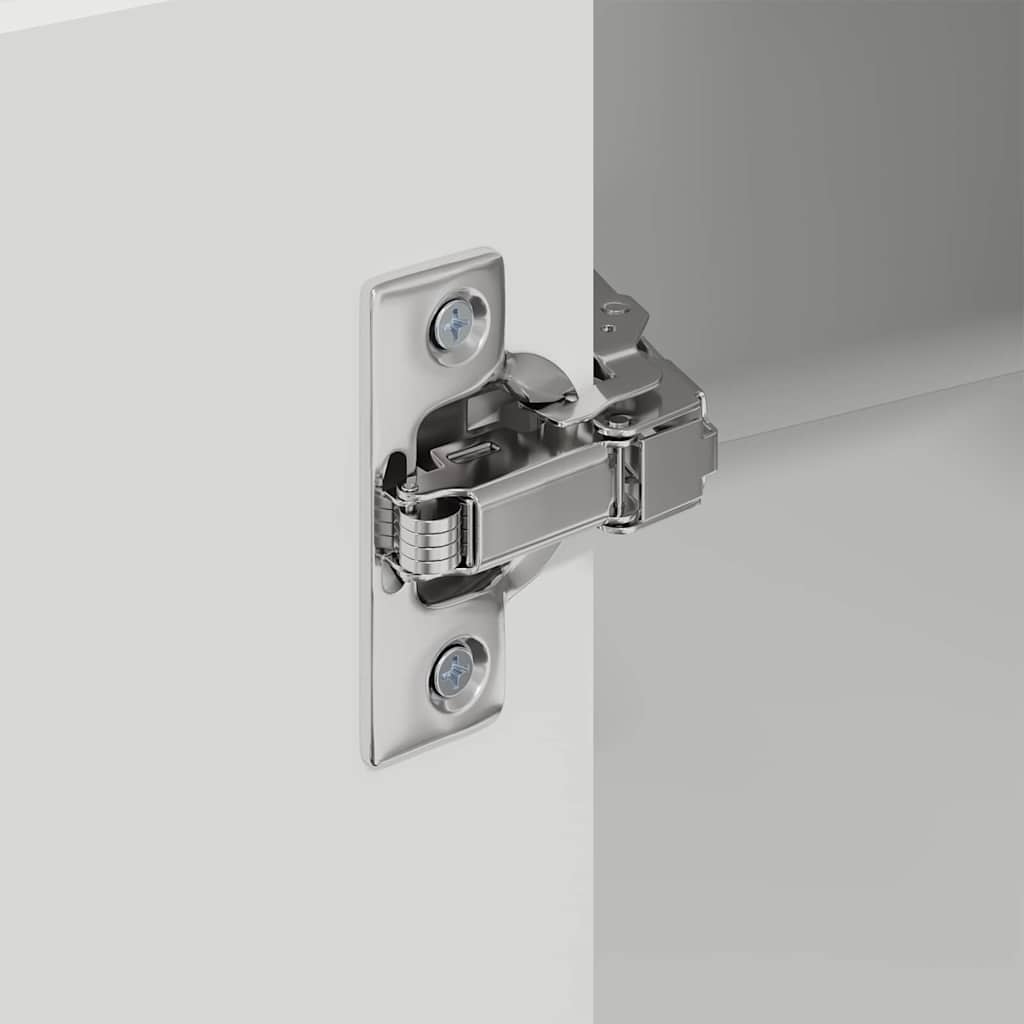 Küchenhängeschrank mit Regal Weiß 57 x 57 x 80 cm Holzwerkstoff