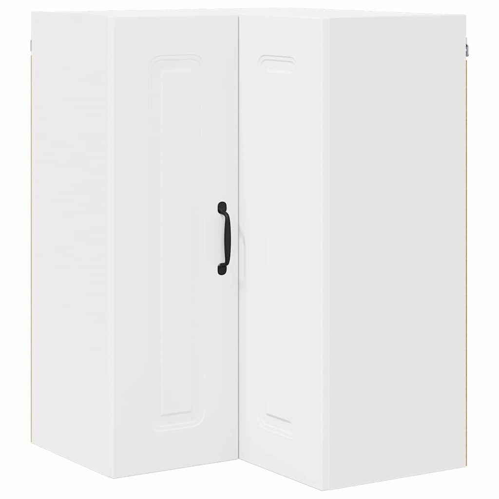 Küchenhängeschrank mit Regal Weiß 57 x 57 x 80 cm Holzwerkstoff