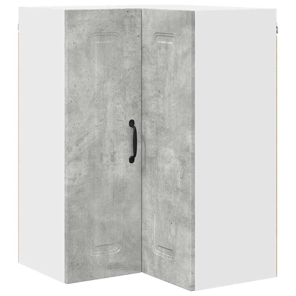 Küchenwandschrank Beton Grau 57 x 57 x 80 cm Holzwerkstoff