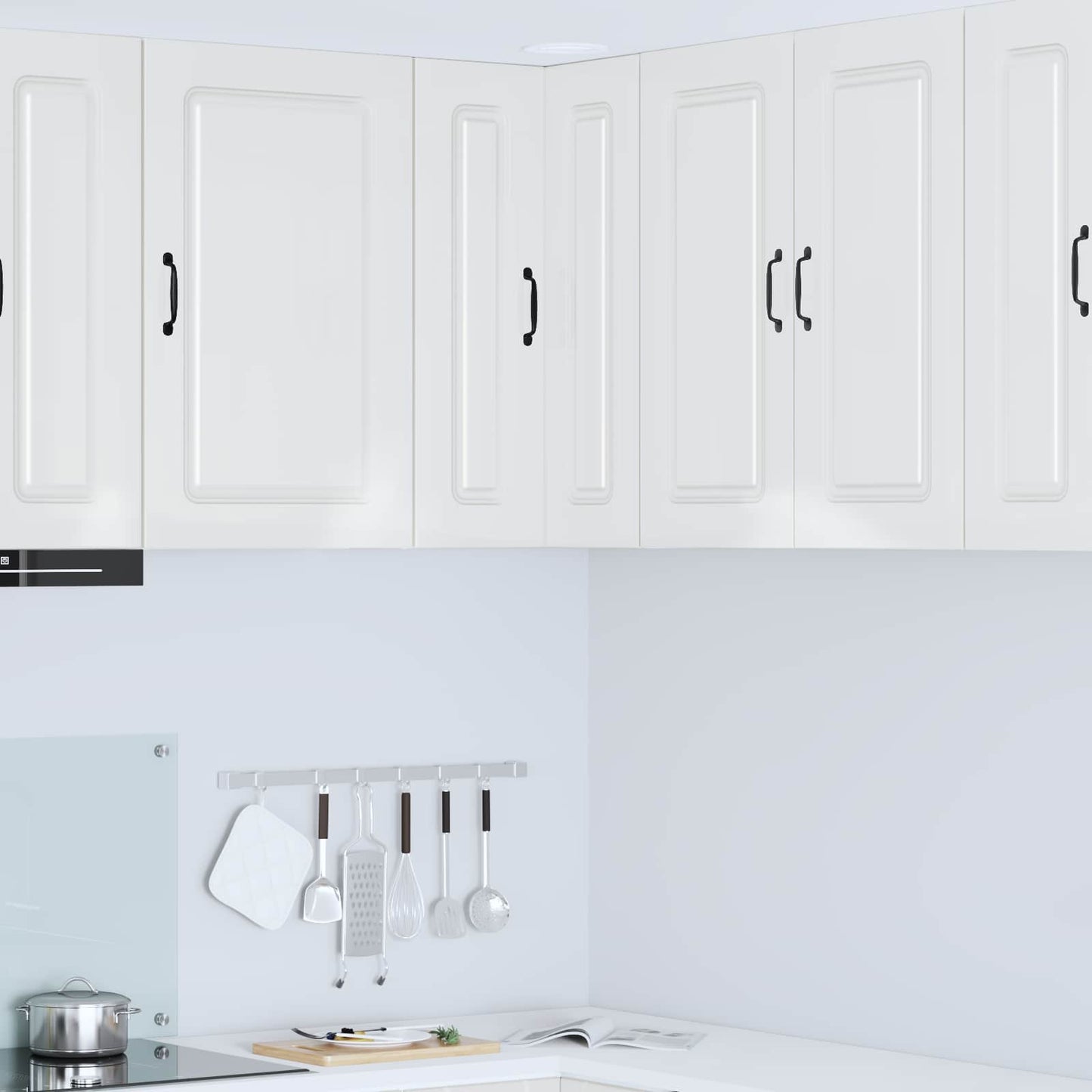Geschirrspülerfront Kalmar Hochglanz Weiß 57 x 57 x 80 cm