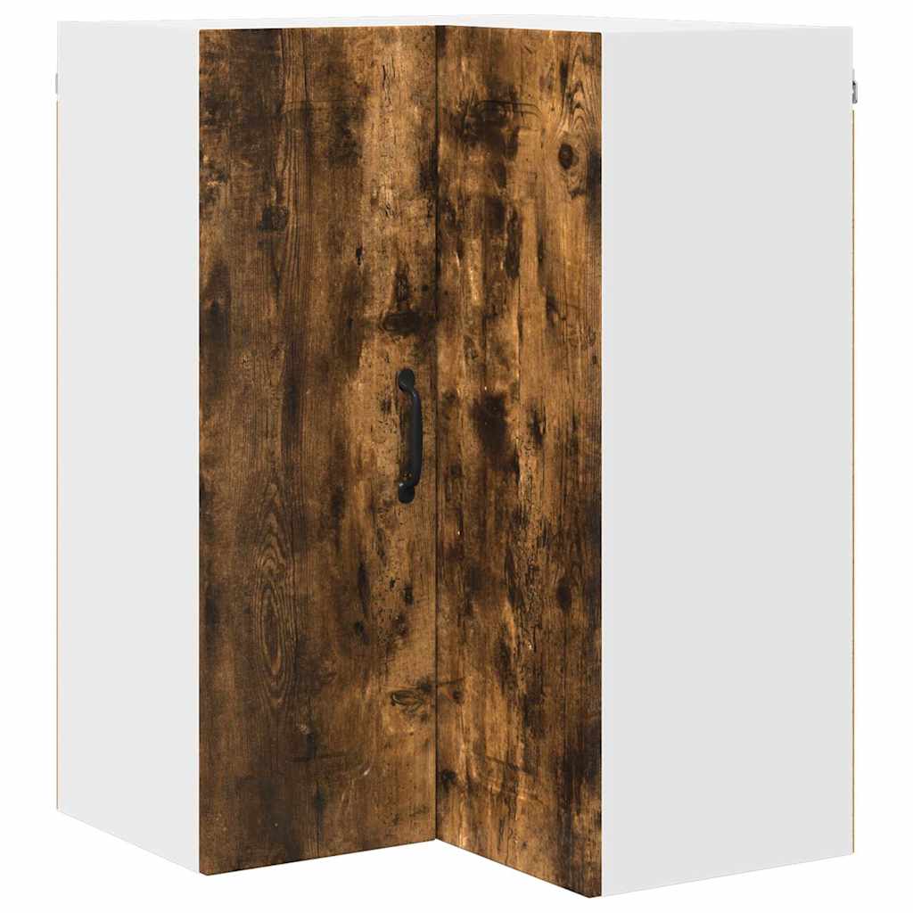 Küchenhängeschrank mit Regal Geräucherte Eiche 57 x 57 x 80 cm