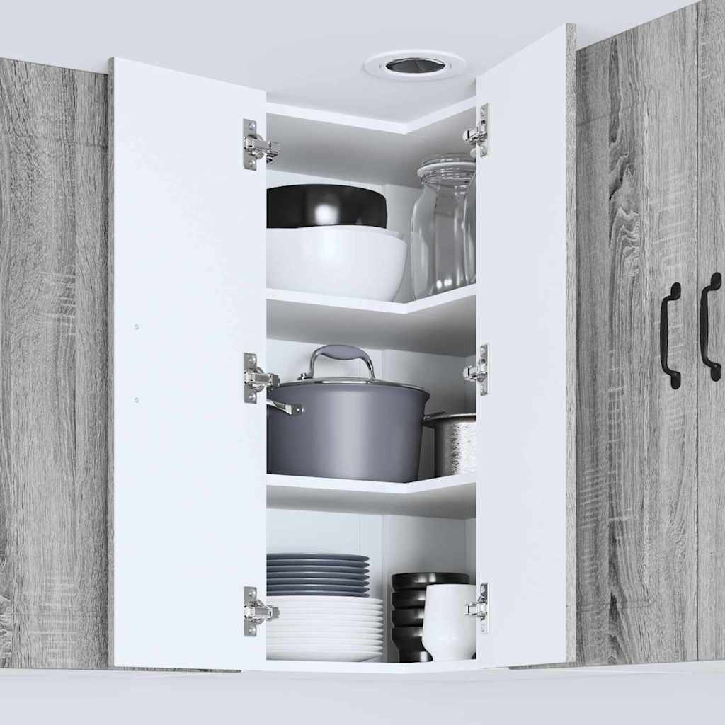 Küchenwandschrank Graues Sonoma 57 x 57 x 80 cm Holzwerkstoff