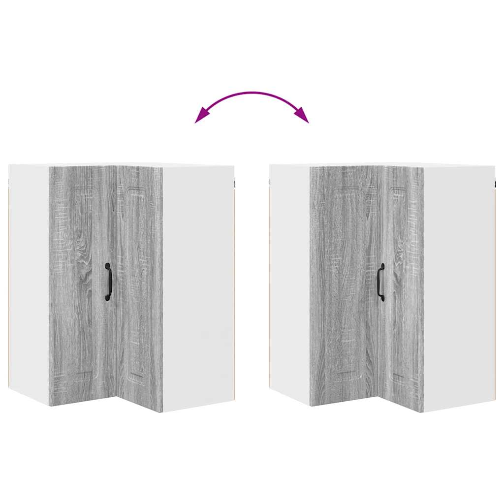 Küchenwandschrank Graues Sonoma 57 x 57 x 80 cm Holzwerkstoff