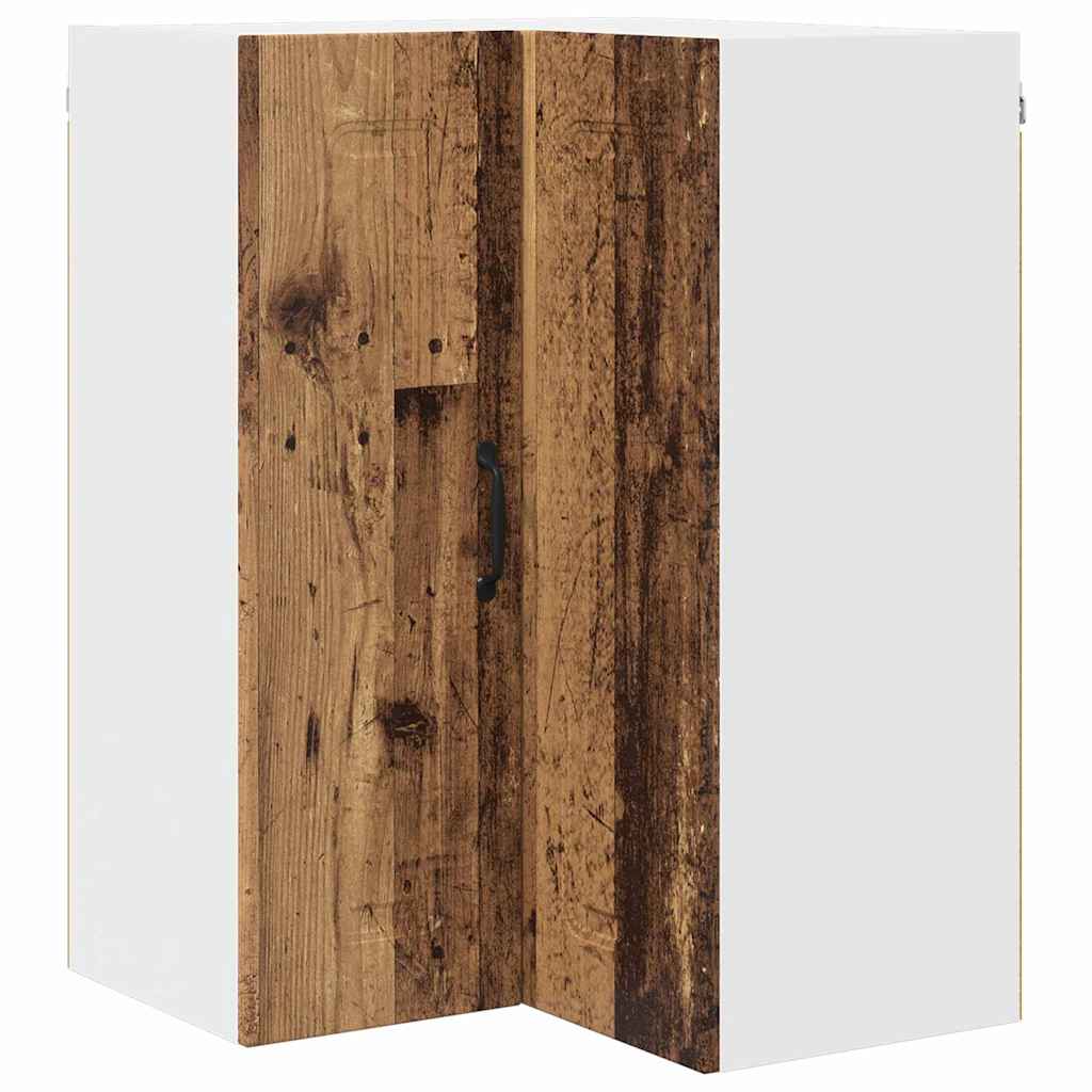 Küchenwandschrank mit Tür Altholz 57 x 57 x 80 cm Holzwerkstoff