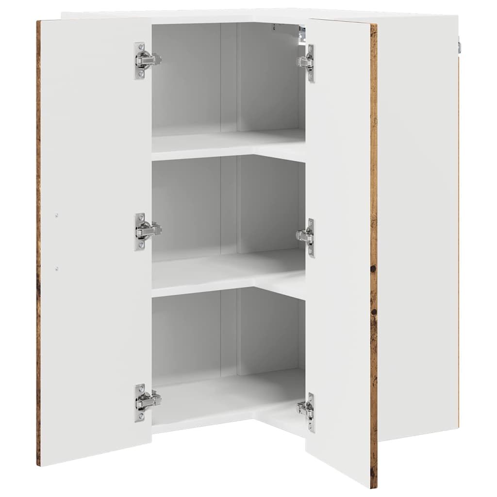 Küchenwandschrank mit Tür Altholz 57 x 57 x 80 cm Holzwerkstoff