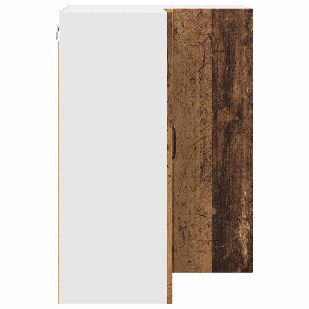 Küchenwandschrank mit Tür Altholz 57 x 57 x 80 cm Holzwerkstoff