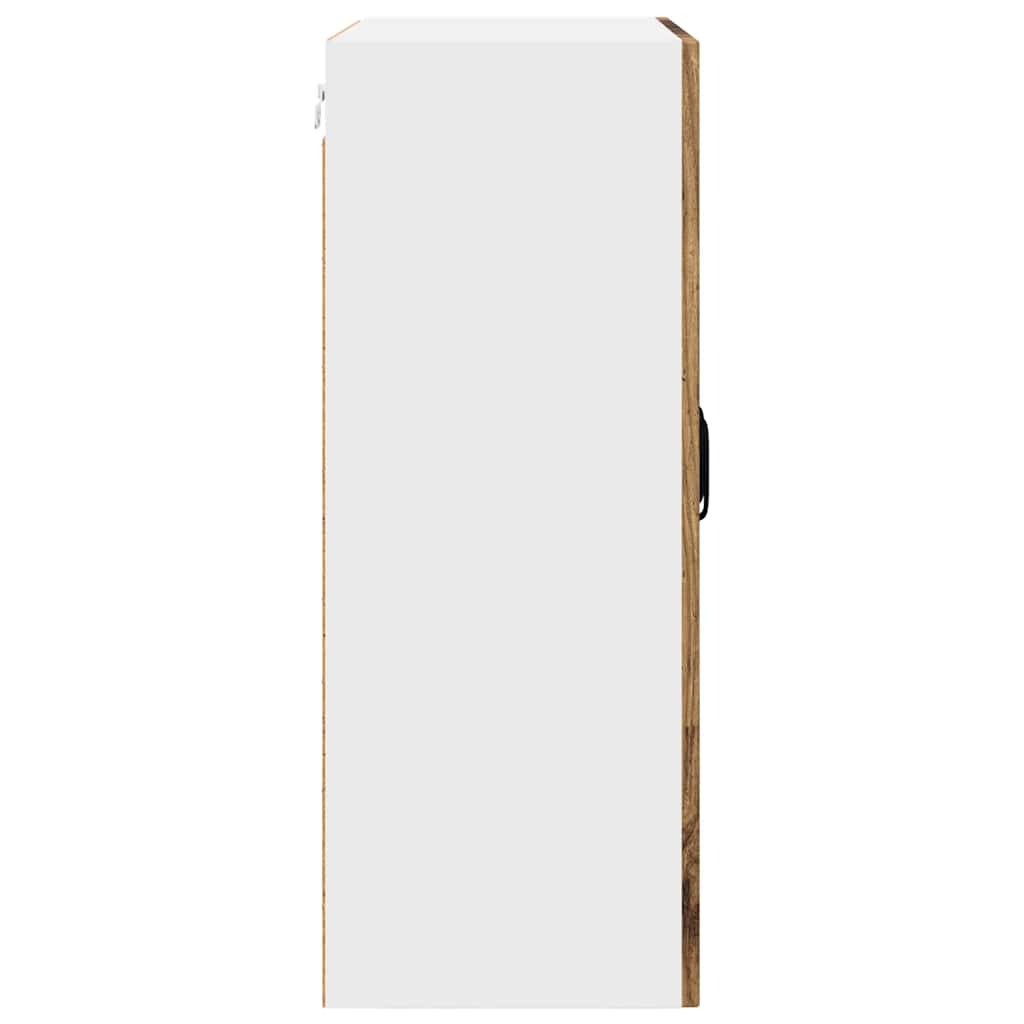 Küchenwandschrank mit Tür Altholz 60 x 31 x 80 cm Holzwerkstoff