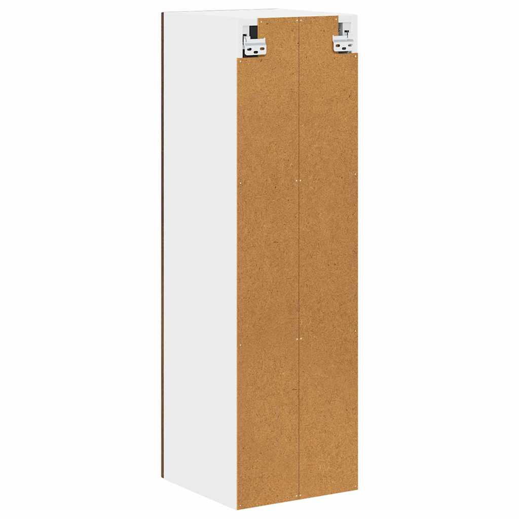 Küchenwandschrank mit Regal Braun Eichen-Optik 30 x 31 x 100 cm