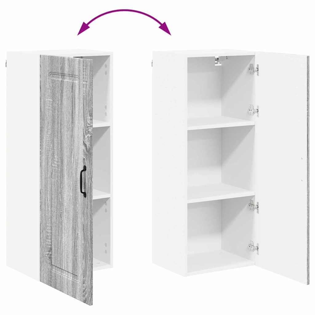 Küchenwandschrank Graues Sonoma 40 x 31 x 100 cm Holzwerkstoff