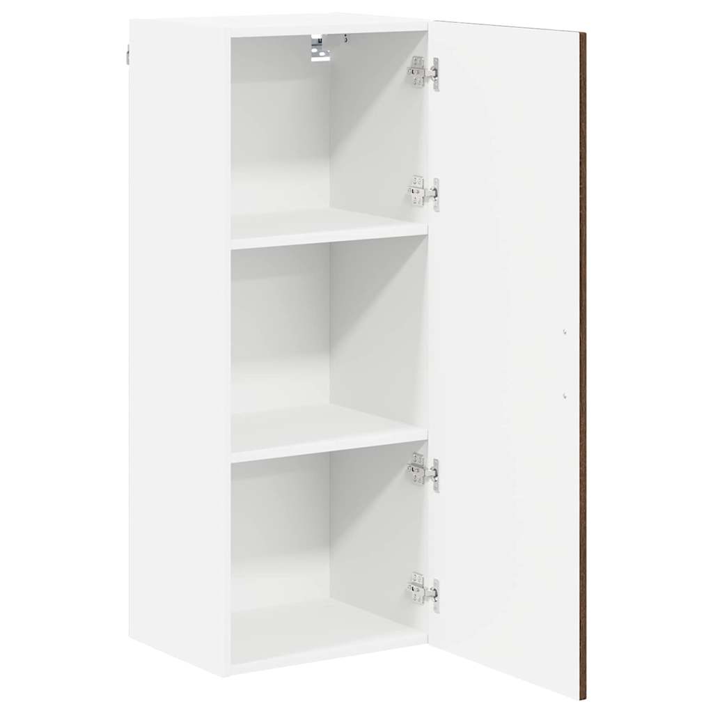 Küchenwandschrank mit Regal Braun Eichen-Optik 40 x 31 x 100 cm