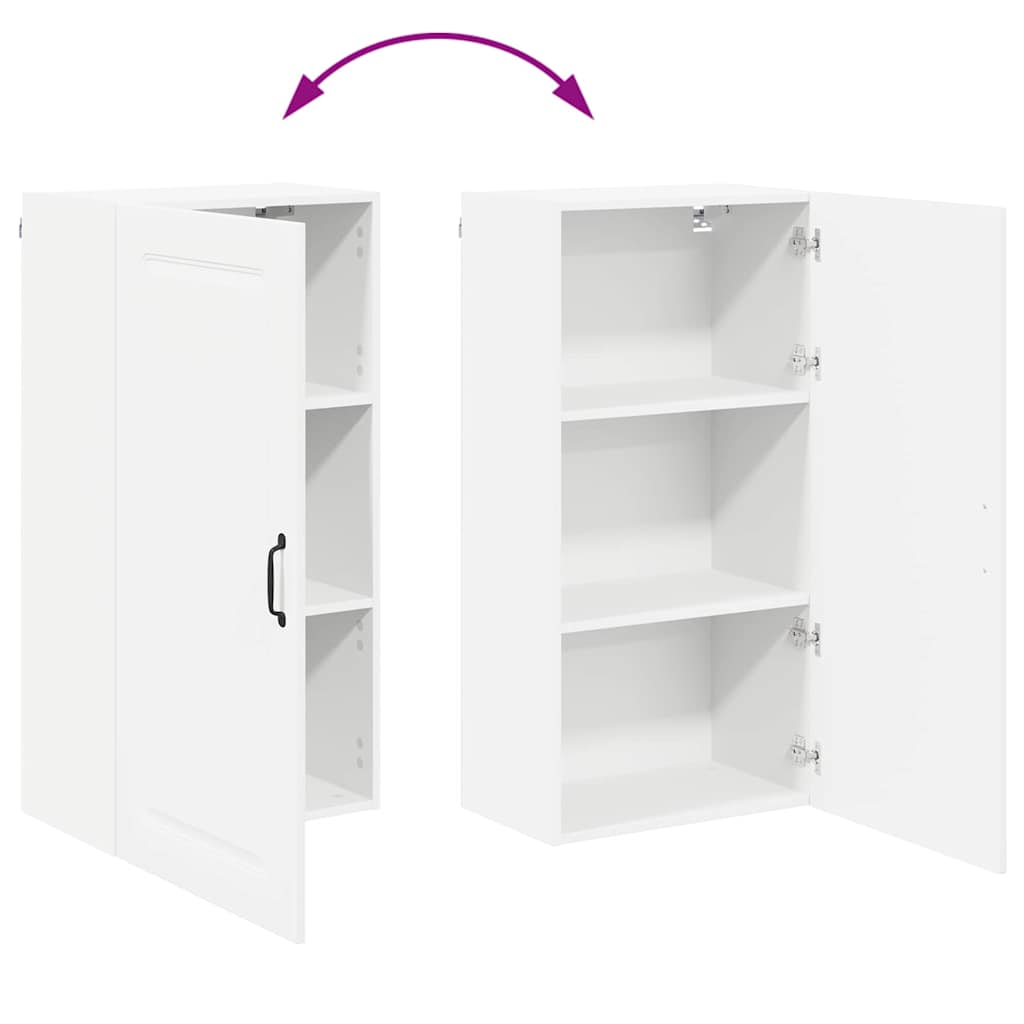 Küchenwandschrank mit Regal Weiß 50 x 31 x 100 cm Holzwerkstoff