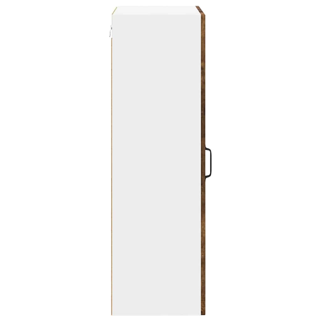 Küchenhängeschrank mit Regal Geräucherte Eiche 50 x 31 x 100 cm